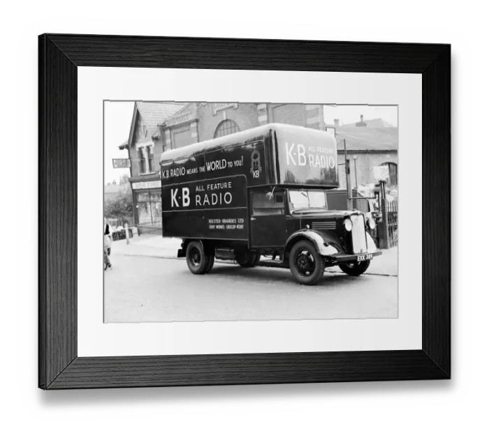 Framed Print : Bedford, Kolster Brandes Radio. 1937