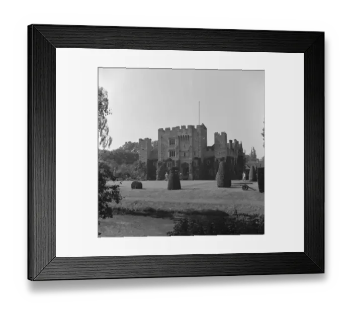 Framed Print : A general view of Hever Castle. 1938 Framed Print : A general view of Hever Castle. 1938