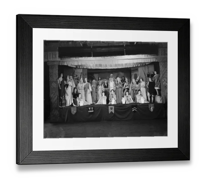 Framed Print : A performance by the school children at Our Ladys High School in Dartford, Kent