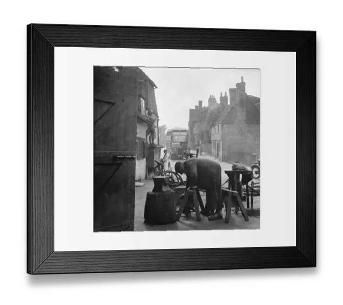 Framed Print : Westerham forge. 1935 Framed Print : Westerham forge. 1935
