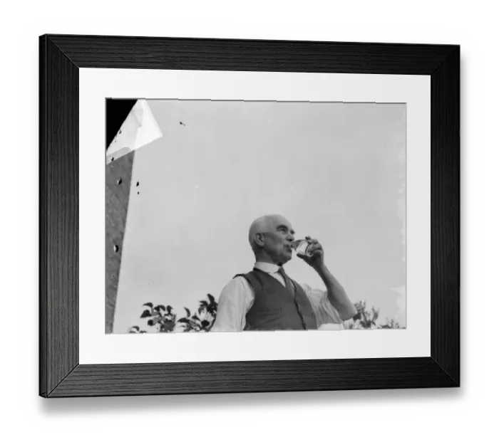 Framed Print : Gravesend Water Works in Kent. The chief engineer. 1939 Framed Print : Gravesend Water Works in Kent. The chief engineer. 1939