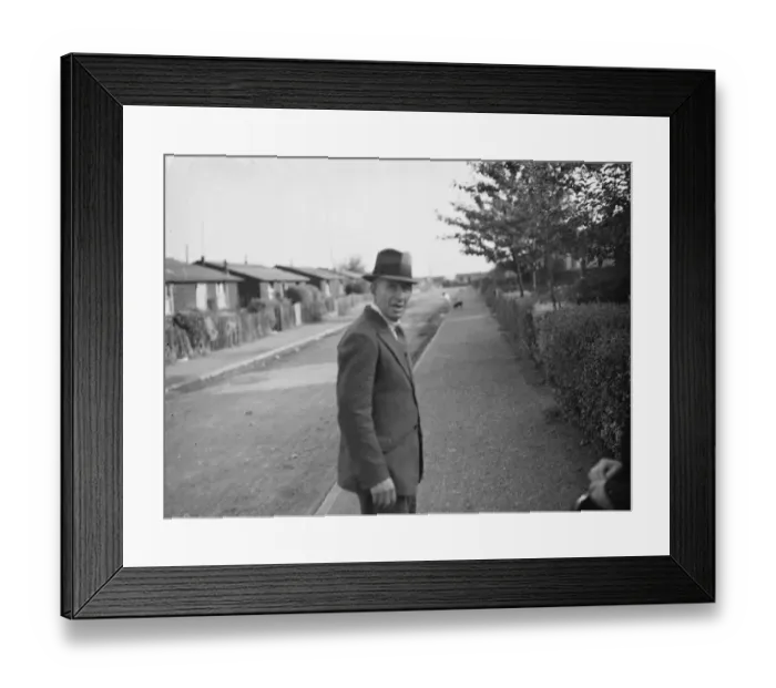 Framed Print : J H Wood of Welling. 1938 Framed Print : J H Wood of Welling. 1938