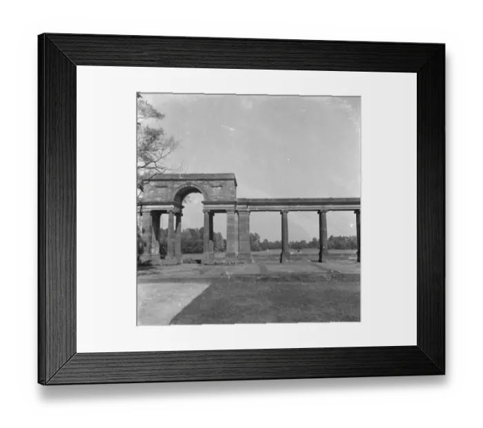 Framed Print : The Italian gardens at Hever Castle. 1938 Framed Print : The Italian gardens at Hever Castle. 1938