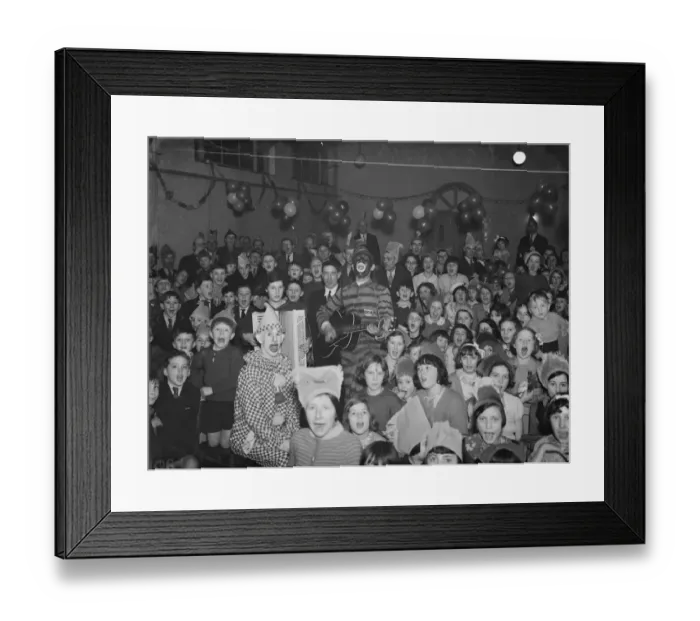 Framed Print : Childrens party in Mottingham. 1938 Framed Print : Childrens party in Mottingham. 1938