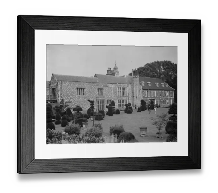 Framed Print : A view of Hall Place, Bexley, Kent, now opened to the public. 1937 Framed Print : A view of Hall Place, Bexley, Kent, now opened to the public. 1937