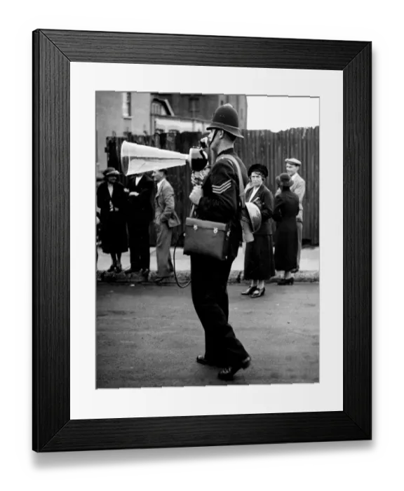 Framed Print : Wartime, as always, saw many new additions to the forces inventory. Here officers Framed Print : Wartime, as always, saw many new additions to the forces inventory. Here officers