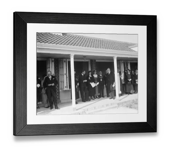 Framed Print : The opening of Margaret McMillan House by HRH Prince Albert, The Duke of York Framed Print : The opening of Margaret McMillan House by HRH Prince Albert, The Duke of York