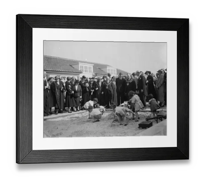 Framed Print : The opening of Margaret McMillan House by HRH Prince Albert, The Duke of York Framed Print : The opening of Margaret McMillan House by HRH Prince Albert, The Duke of York