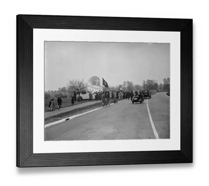 Framed Print : The official opening of the St Johns Ambulance hut at Kemnal Corner, Sidcup, Kent Framed Print : The official opening of the St Johns Ambulance hut at Kemnal Corner, Sidcup, Kent