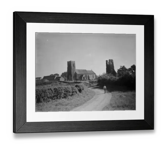 Framed Print : Antingham, churches. 1937
