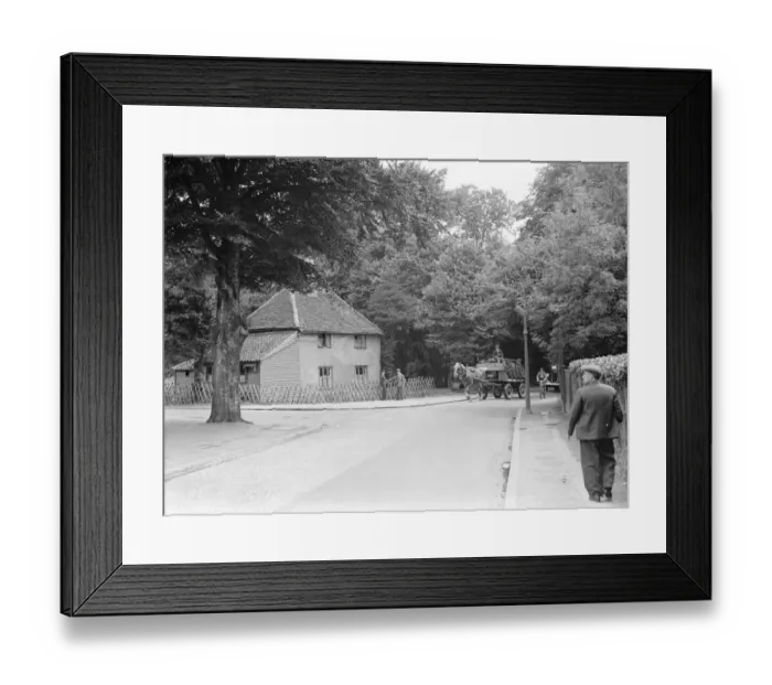 Framed Print : The Old Cottage at Lamorbey, Sidcup, Kent 1937