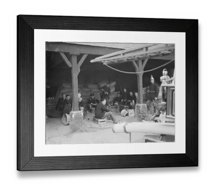 Framed Print : Padham farm fire in Swanley. Fireman take a break from fighting the fire Framed Print : Padham farm fire in Swanley. Fireman take a break from fighting the fire