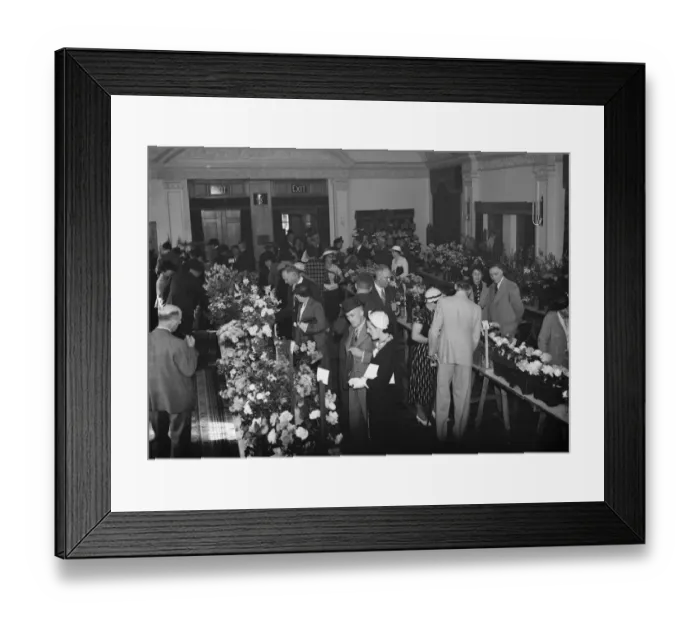 Framed Print : Petts Wood, horticultural show. 1937 Framed Print : Petts Wood, horticultural show. 1937