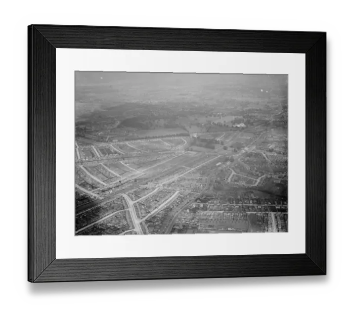 Framed Print : An aerial view of Sidcup, Penhill and Blackfen in Kent. 1939 Framed Print : An aerial view of Sidcup, Penhill and Blackfen in Kent. 1939