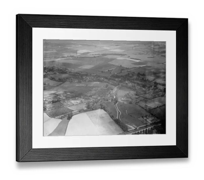 Framed Print : An aerial view of Eynsford, Kent. 1939 Framed Print : An aerial view of Eynsford, Kent. 1939