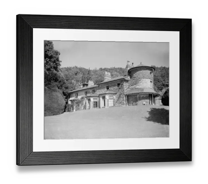 Framed Print : Exterior view of Dunstall Priory in Shoreham, Kent. 1939 Framed Print : Exterior view of Dunstall Priory in Shoreham, Kent. 1939