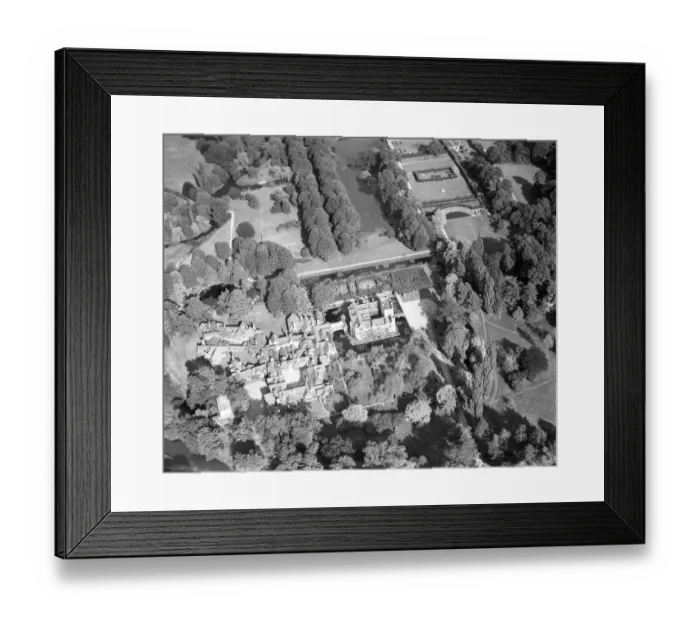 Framed Print : Aerial view of Hever Castle, Hever, Kent, England 15 September 1962 Framed Print : Aerial view of Hever Castle, Hever, Kent, England 15 September 1962