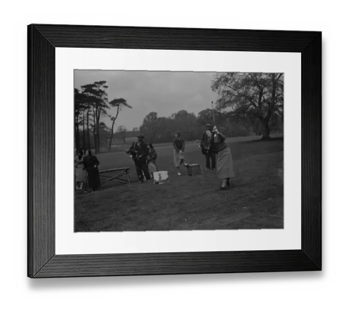 Framed Print : Womens golf at Sidcup. 1935 Framed Print : Womens golf at Sidcup. 1935