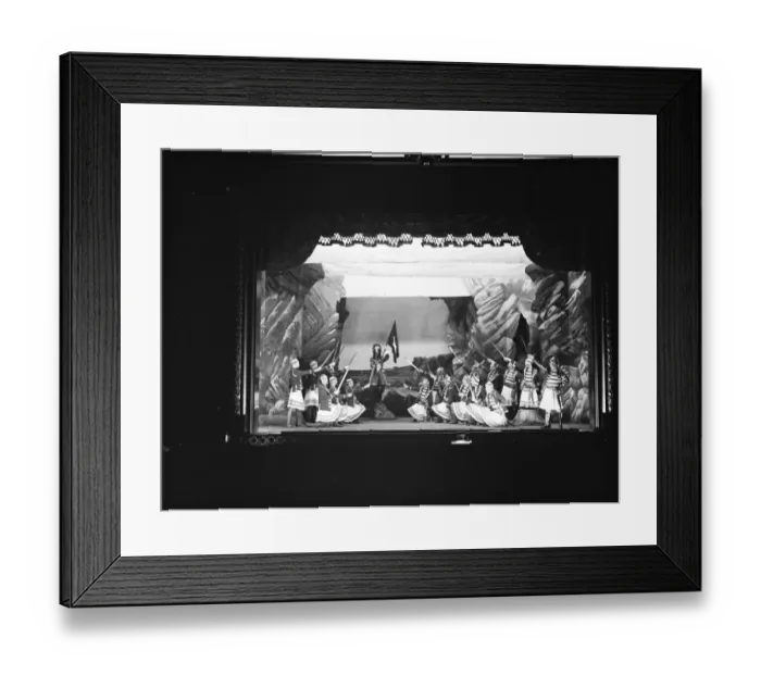 Framed Print : The Dartford Amateur Dramatic Society pose for a group photo. 24 February 1936 Framed Print : The Dartford Amateur Dramatic Society pose for a group photo. 24 February 1936