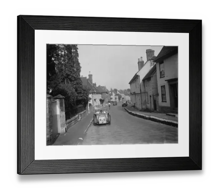 Framed Print : Hollingbourne village, high street Kent. 1937 Framed Print : Hollingbourne village, high street Kent. 1937