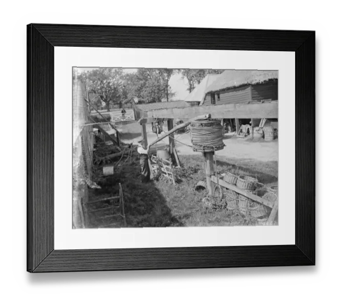 Framed Print : An old well. 1936 Framed Print : An old well. 1936