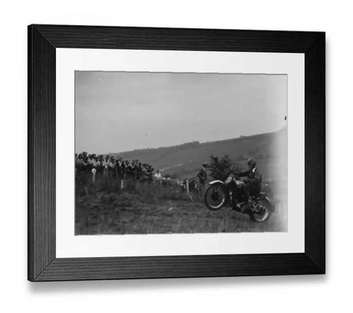 Framed Print : Sidcup hill climb at Farningham. 1937 Framed Print : Sidcup hill climb at Farningham. 1937