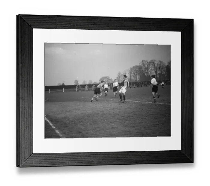 Framed Print : Kent Schools versus Hertfordshire football. 1938