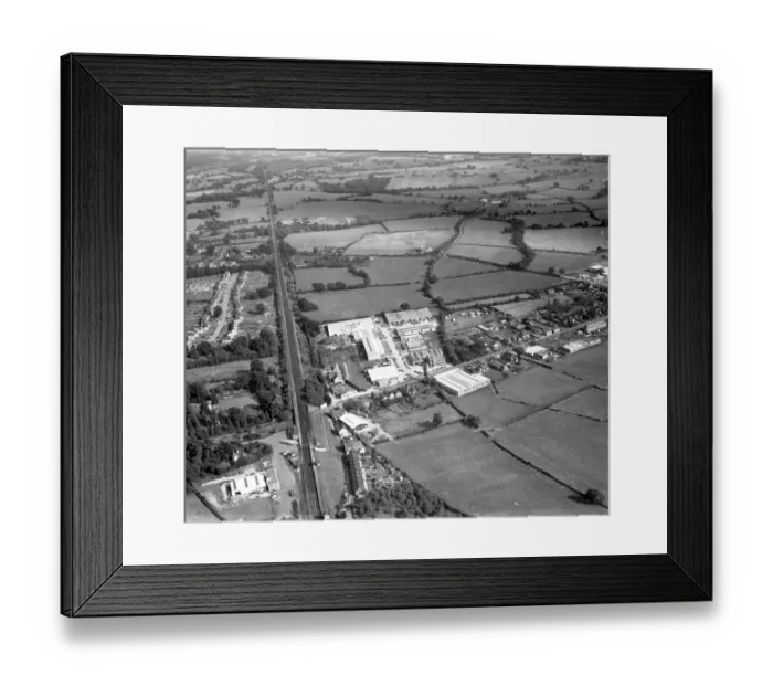 Framed Print : Aerial view of the north of Edenbridge Kent, England Fircroft Way and Station Road Industrial Framed Print : Aerial view of the north of Edenbridge Kent, England Fircroft Way and Station Road Industrial