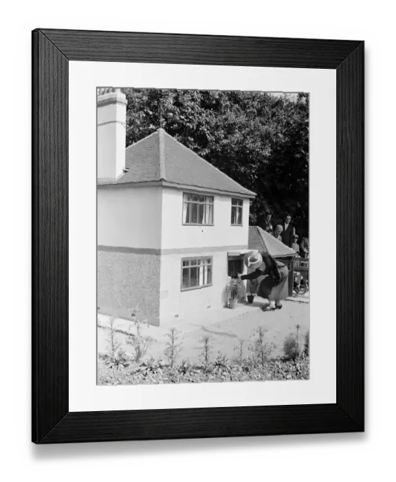 Framed Print : Miniature house, Crayford, School. 1937 Framed Print : Miniature house, Crayford, School. 1937
