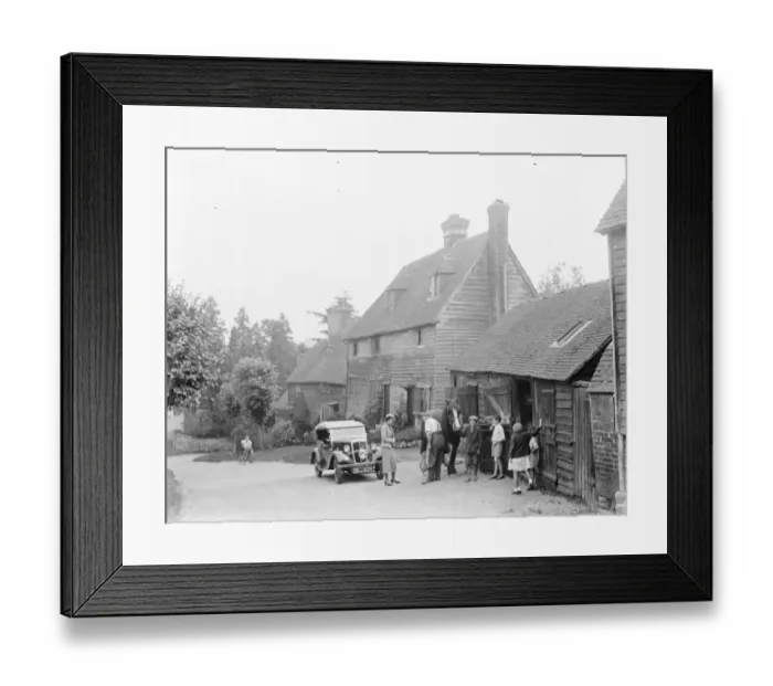 Framed Print : The Old Forge in Groombridge, Sussex. 1938 Framed Print : The Old Forge in Groombridge, Sussex. 1938