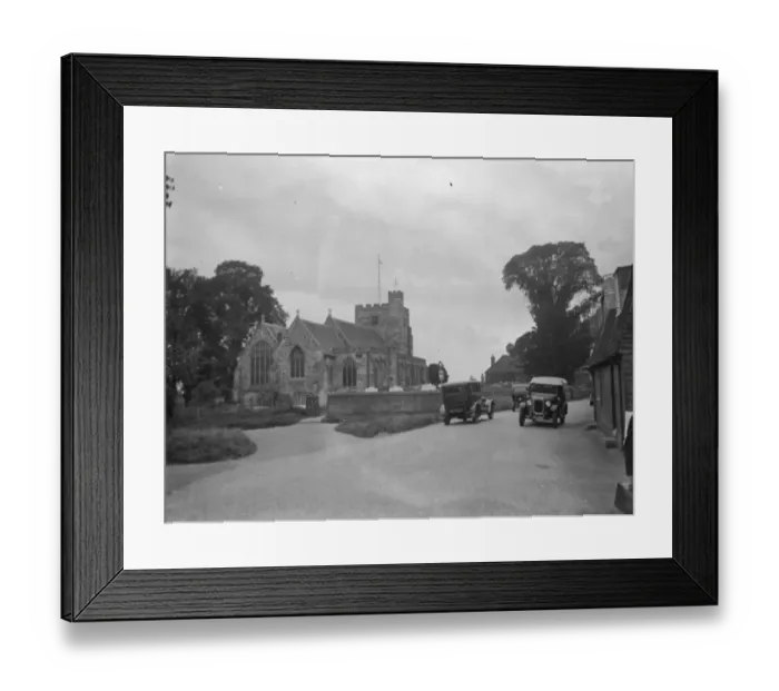 Framed Print : St Marys Church, Goudhurst, Kent. 1936 Framed Print : St Marys Church, Goudhurst, Kent. 1936