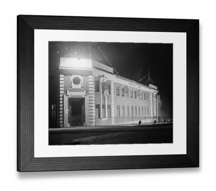 Framed Print : Kentish Times building. 1935 Framed Print : Kentish Times building. 1935