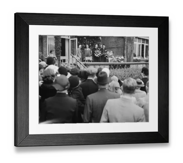 Framed Print : Wilmington fete being opened by E D Waters. 1936 Framed Print : Wilmington fete being opened by E D Waters. 1936