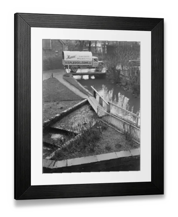 Framed Print : The water powered, flour East Hill Mill in Ashford, Kent, which belongs to Pledge