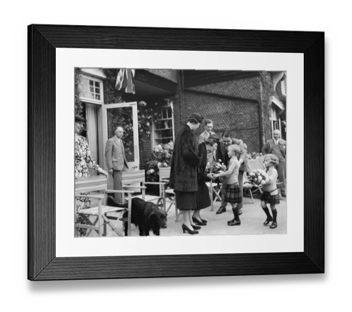 Framed Print : Wilmington fete being opened by E D Waters. 1936 Framed Print : Wilmington fete being opened by E D Waters. 1936