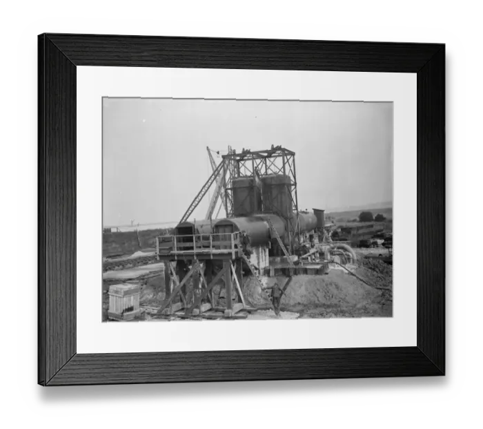 Framed Print : Dartford tunnel. Giant air locks machinery. 1937 Framed Print : Dartford tunnel. Giant air locks machinery. 1937