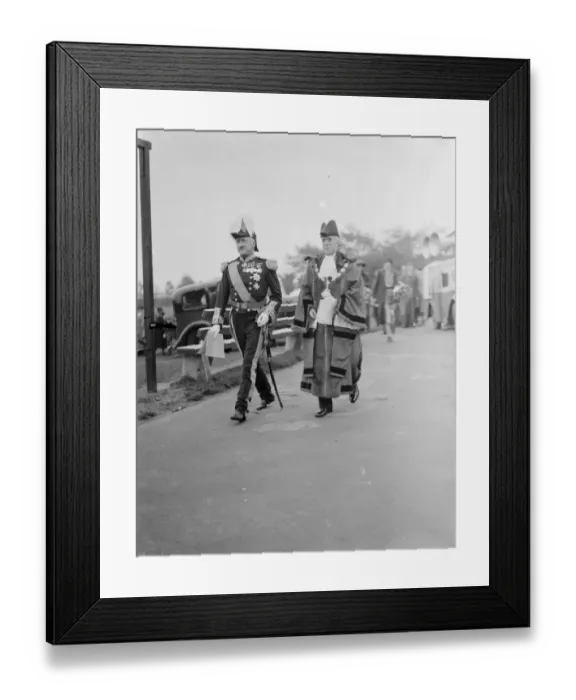 Framed Print : The presentation of the Erith Charter. The Marquess Camden and Erith Mayor G Framed Print : The presentation of the Erith Charter. The Marquess Camden and Erith Mayor G