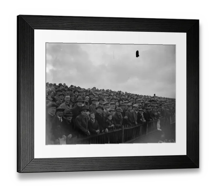 Framed Print : Football. Crowd. 1934 Framed Print : Football. Crowd. 1934