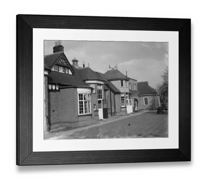 Framed Print : The exterior of Sidcup Cottage Hospital, Kent. 1937 Framed Print : The exterior of Sidcup Cottage Hospital, Kent. 1937