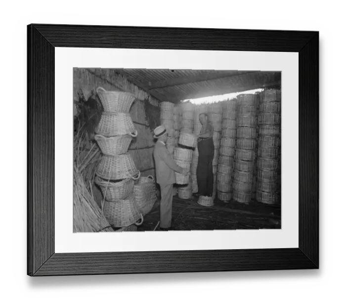 Framed Print : Baskets. 1937 Framed Print : Baskets. 1937