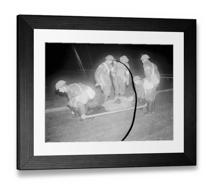 Framed Print : An Air Raid Precautions demonstration held at Sidcup Place, Kent. Demonstration Framed Print : An Air Raid Precautions demonstration held at Sidcup Place, Kent. Demonstration
