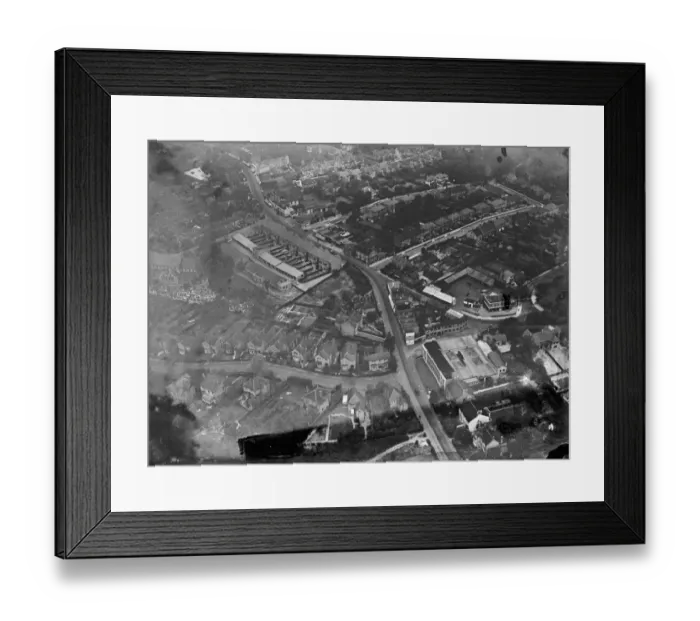 Framed Print : Sidcup, aerial view. 1935 Framed Print : Sidcup, aerial view. 1935