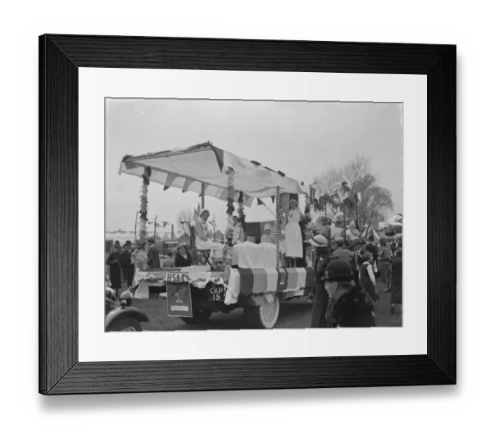 Framed Print : Coronation festivities at Swanley. 15 May 1937 Framed Print : Coronation festivities at Swanley. 15 May 1937
