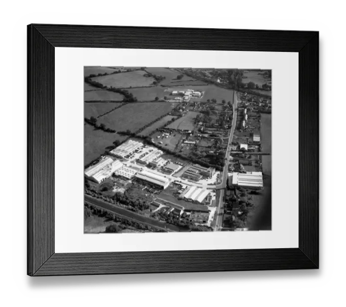 Framed Print : Aerial view of the north of Edenbridge Kent, England Fircroft Way and Station Road Industrial Framed Print : Aerial view of the north of Edenbridge Kent, England Fircroft Way and Station Road Industrial