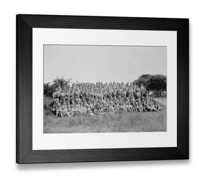 Framed Print : Kent Scouts inspection in preparation for the 5th World Scout Jamboree in Holland Framed Print : Kent Scouts inspection in preparation for the 5th World Scout Jamboree in Holland