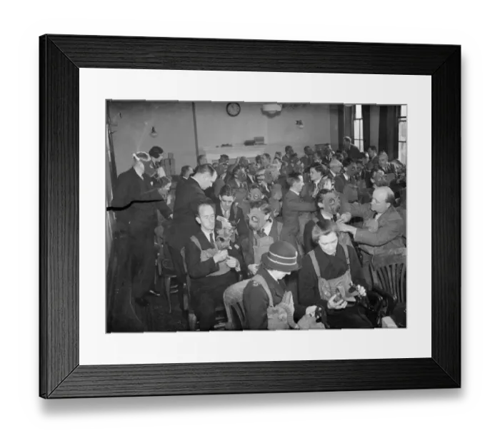 Framed Print : Gas mask instruction at the council offices in Orpington, Kent. January 1938 Framed Print : Gas mask instruction at the council offices in Orpington, Kent. January 1938