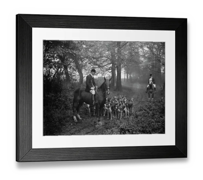 Framed Print : Royal Artillery Hunt scene. 1934 Framed Print : Royal Artillery Hunt scene. 1934
