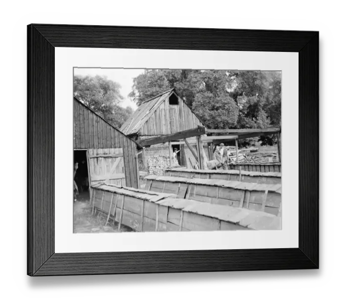 Framed Print : Drying bricks at the Hollinbourne brick works, Kent. 1935 Framed Print : Drying bricks at the Hollinbourne brick works, Kent. 1935
