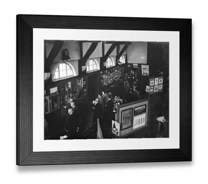 Framed Print : Eltham arts and crafts exhibition in Kent. 1936 Framed Print : Eltham arts and crafts exhibition in Kent. 1936