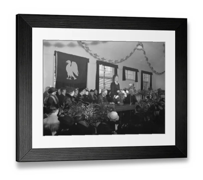 Framed Print : Bazaar at East Central School in Dartford, Kent. 1938 Framed Print : Bazaar at East Central School in Dartford, Kent. 1938